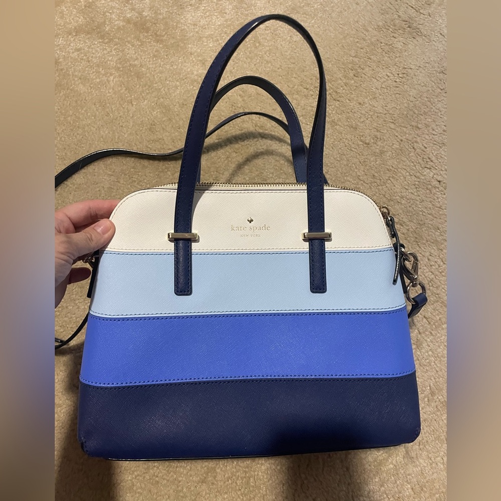 Kate Spade Cedar Street Stripe Maise Ocean Blue